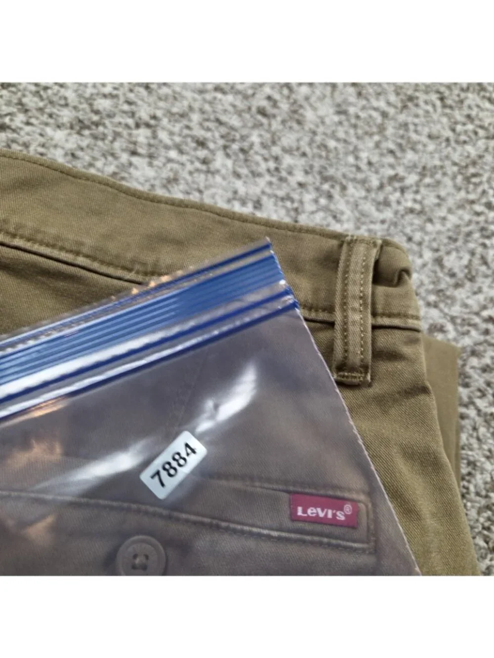 Levis Pants Mens 34x30 Tag 34x32 Brown XX Chino Pockets Preppy